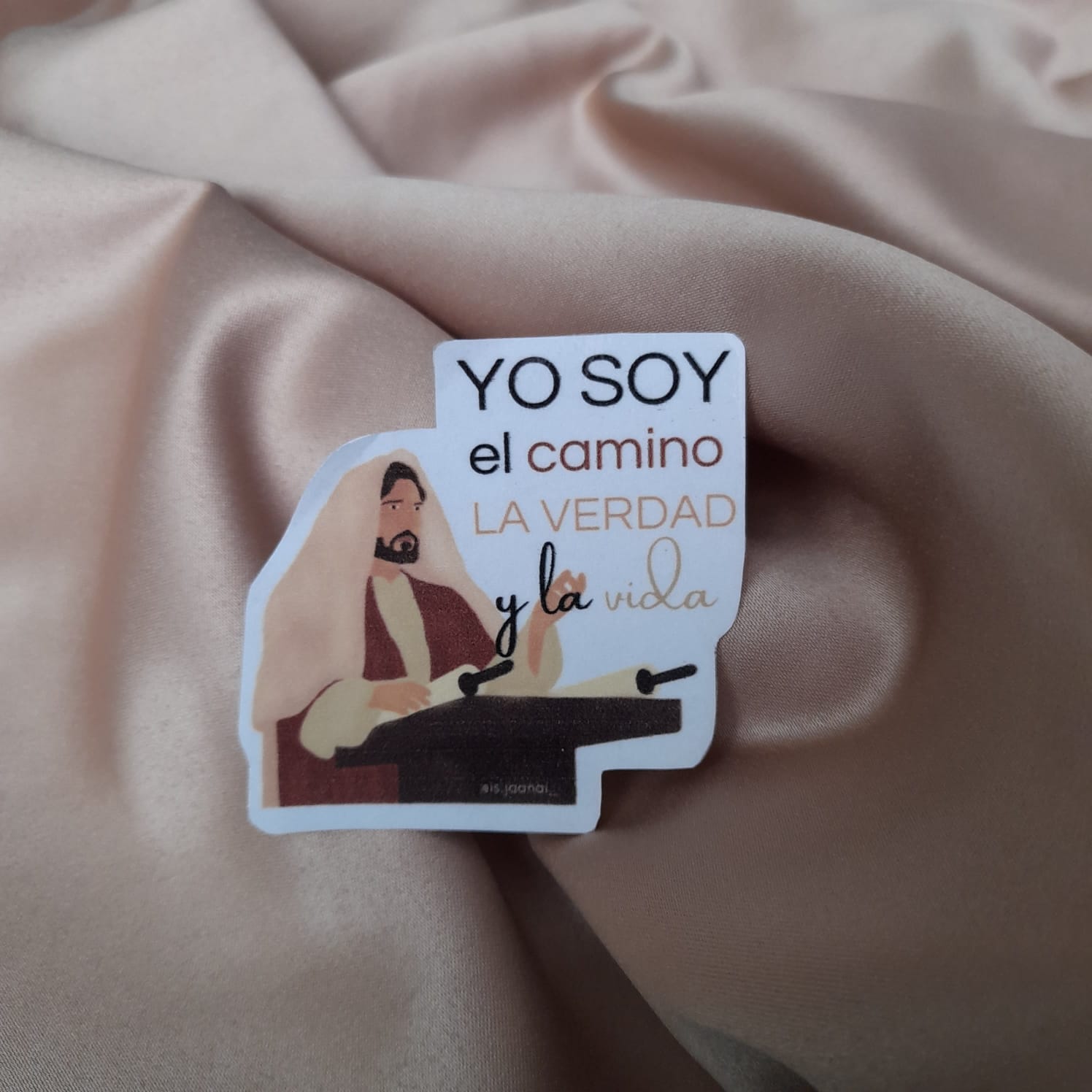 Sticker "Yo soy el Camino, la Verdad y la Vida".