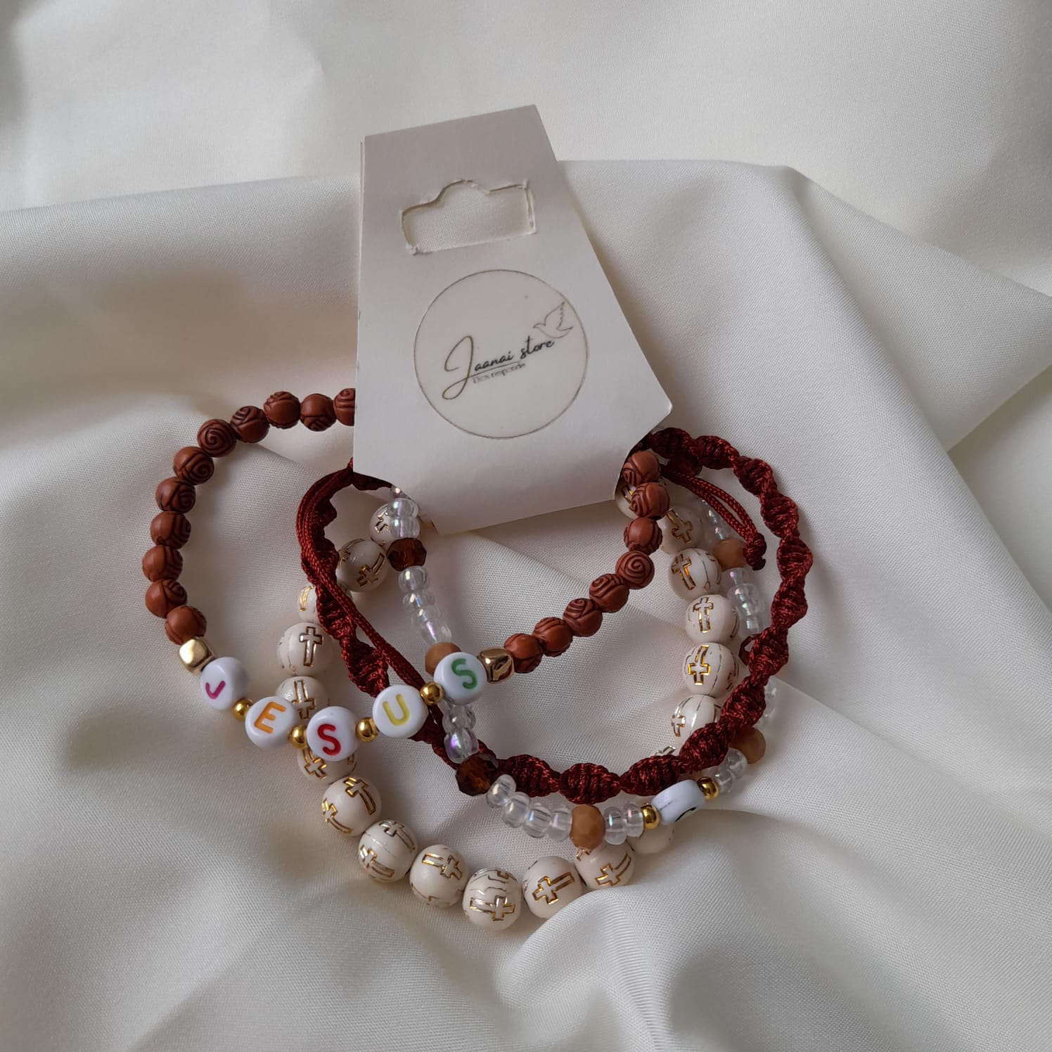 Kit pulseras niña "Jesús"